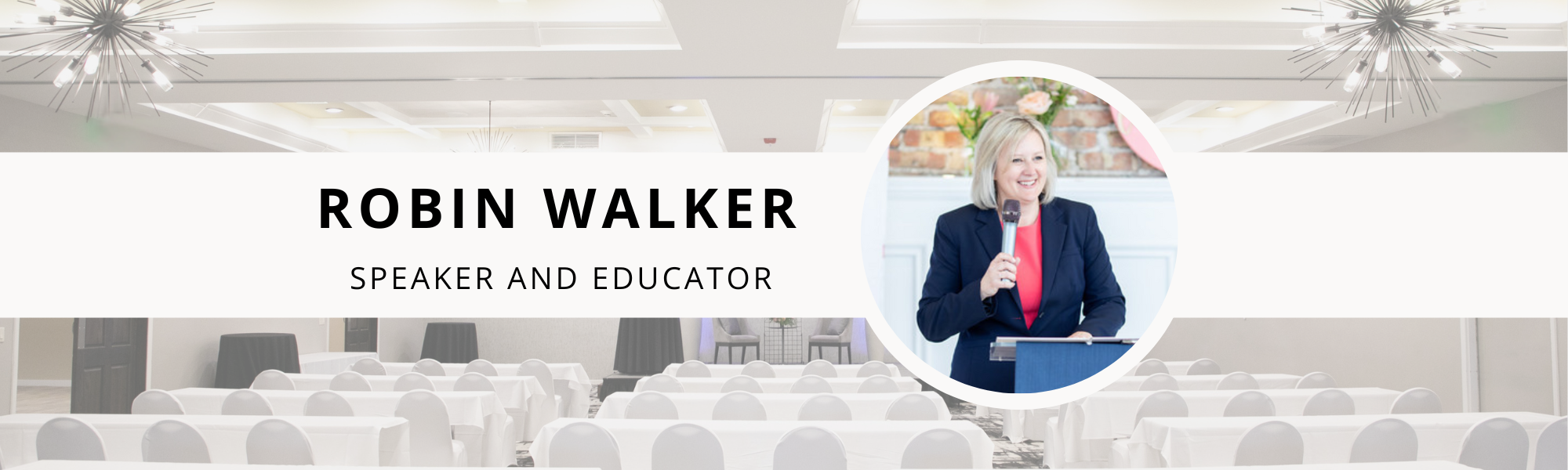 Robin Walker Women's Business Workshop Speaker
